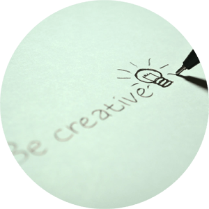 be creative